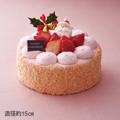 とろけるイチゴのクリスマスケーキ