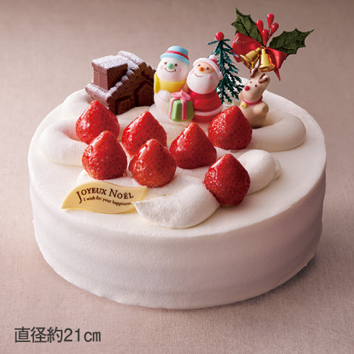 いちごのクリスマスデコレーション