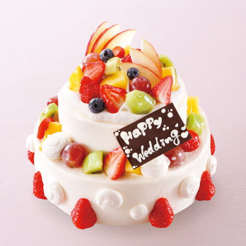 2段フルーツデコレーション