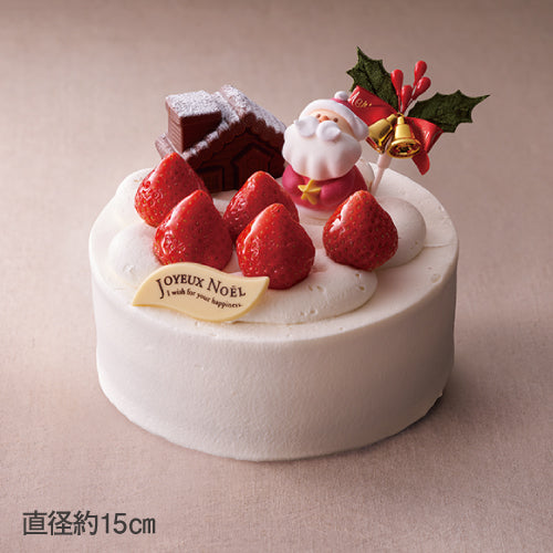 いちごのクリスマスデコレーション