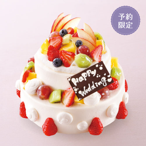 2段フルーツデコレーション