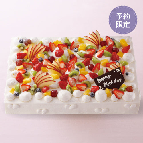 角型デコレーション＜フルーツ＞