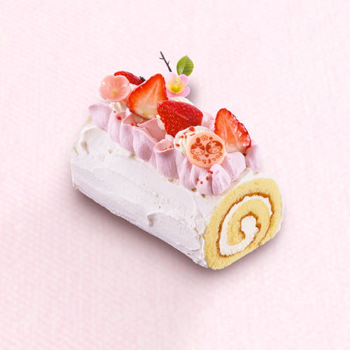 苺のひなまつりロール